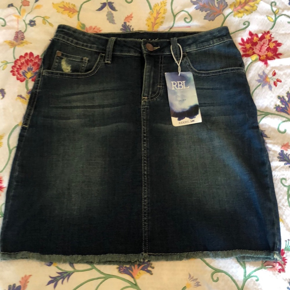 NWT jean skirt